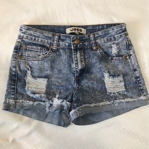 JESS distressed denim shorts size M